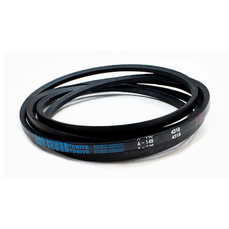 D&D A149 Classical V-Belt, 151 in Outside Length, 1/2 in Top Width, 1 Ribs A149